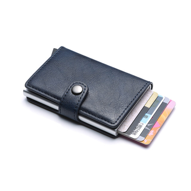 Neue Rfid Männer Karte Brieftaschen Carbon Faser Karte Halter Dünne Mini Brieftasche Kleine Geld Tasche Männlichen Geldbörsen_voghion.com