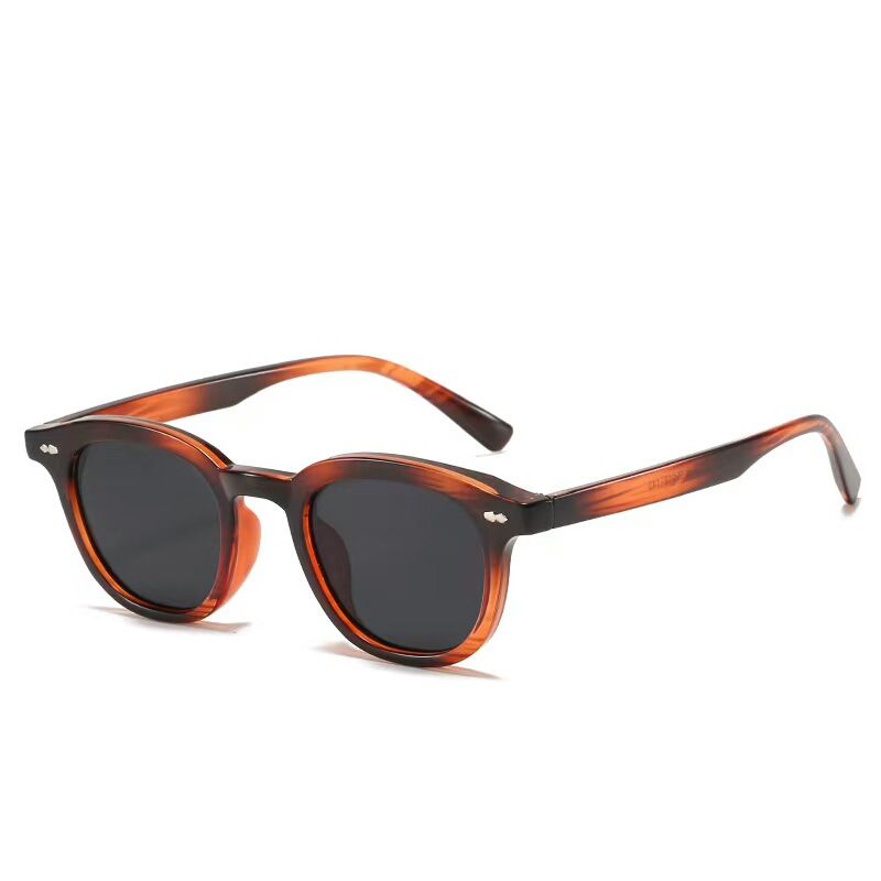 2021 Korean version of small square rice nail polarized women, trendy glasses for men, round face sunglasses_voghion.com