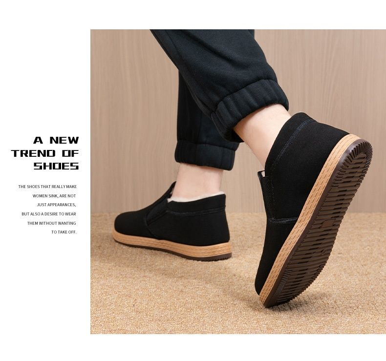 WalkPrime Winter New Old Beijing Stoffschuhe für Herren, fleecegefüttert, dick gefüttert, kältebeständig, warme Schuhe, rutschfest, bequem_voghion.com