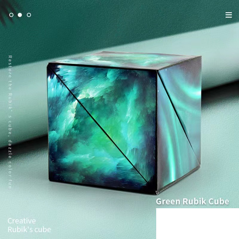 Geometria Magnética Cubo Mágico Sólido Quebra-cabeça Quebra-cabeça de Descompressão Quebra-cabeça Quebra-cabeça com Geometria Versátil Magnetismo_voghion.com