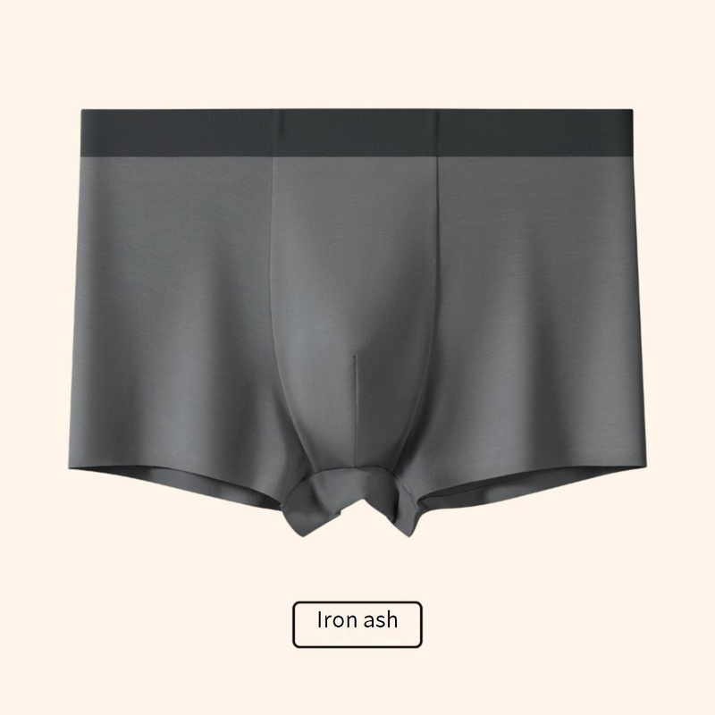 Intimo da uomo, boxer da ragazzo in modal 80 count, senza cuciture, a vita media, traspiranti, di grandi dimensioni_voghion.com
