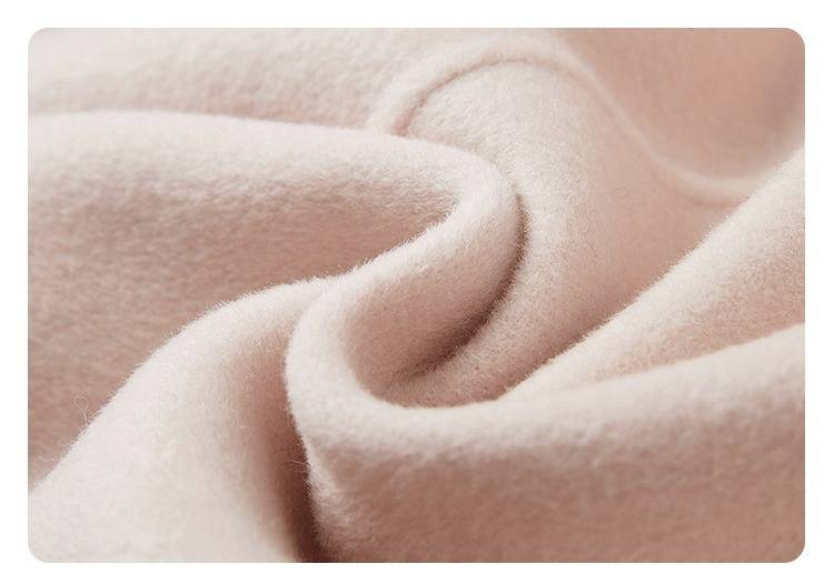 Luxury Double-Faced Cashmere Coat For Women – Winter Wool Blend Overcoat With Fox Fur Trim_voghion.com