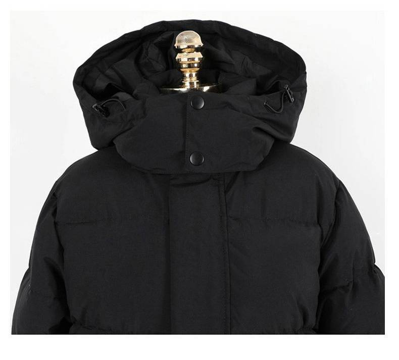 Women’s Extra-Long Korean-Style Puffer Coat – Ankle-Length Winter Jacket In Black (S-3XL), Bio-Down Filled, Oversized Fit_voghion.com