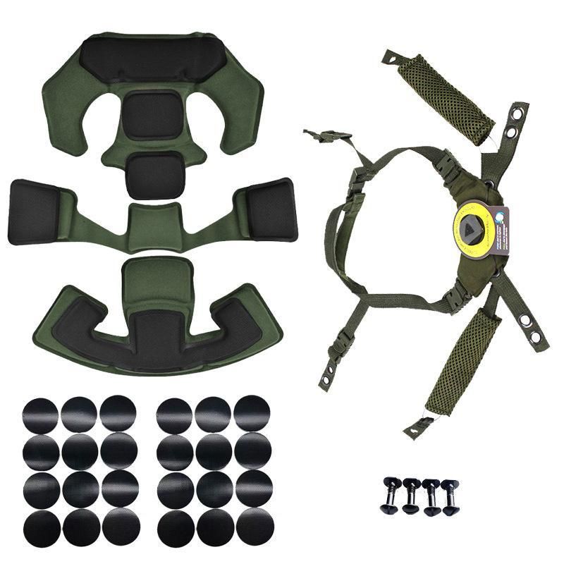 Tactical Helmet Suspension & Padding System – Universal Fit For Military & Airsoft Helmets, Lightweight & Breathable For Outdoor Sports_voghion.com