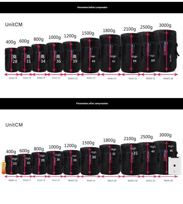 Upgrade Down Sleeping Bag - Sacco a pelo mimetico ultraleggero per esterni con accesso manuale e design collegabile per 4 stagioni_voghion.com