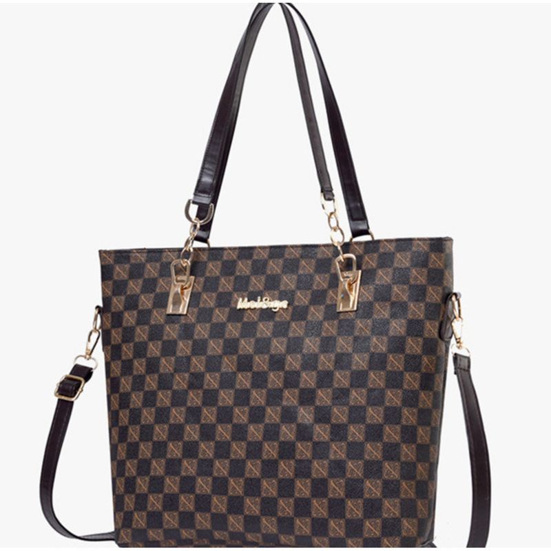 2024 Nowa koreańska moda drukowana Cross body Bun Mother Sześcioczęściowy zestaw damski torebka na jedno ramię duża torba_voghion.com