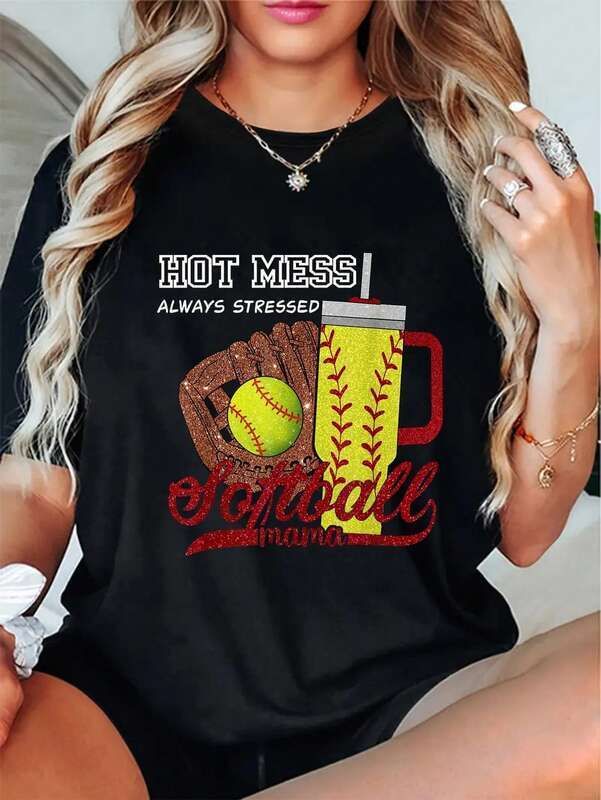 2025 New Cotton Fashion Sense Printing Short-sleeved T-shirt Man Summer Tide Loose Hundred Tops 100% Cotton_voghion.com