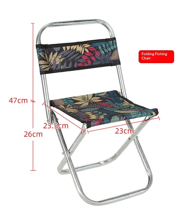QFV50704555550<== Outdoor Leisure Train Queue Portable Fishing Stool Home Folding Chair Wholesale_voghion.com