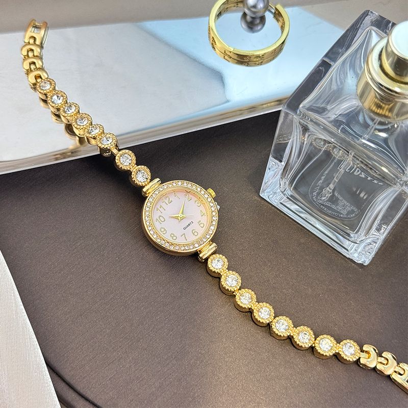 Orologi da donna con bracciale, nuovi orologi da donna con bracciale in diamanti colorati completamente digitali, orologi da donna di lusso di alta gamma, leggeri e scintillanti, di alta qualità, con diamanti transfrontalieri._voghion.com