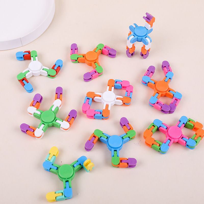 Criativo variedade cadeia três garra fidget spinner lazer alívio brinquedo fidget spinning deformação spinner_voghion.com