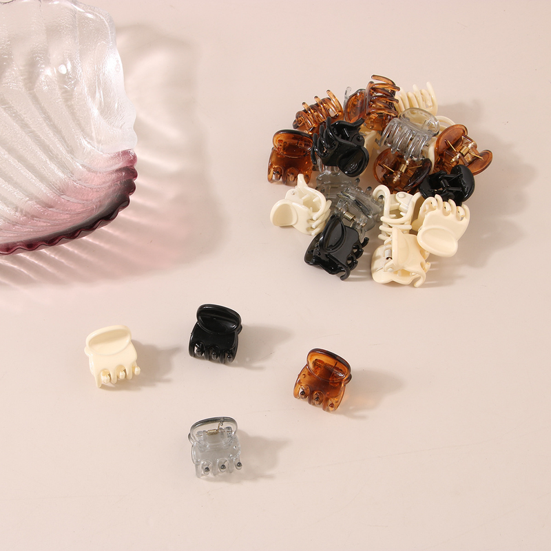 Guanyang semplice mini clip per capelli in plastica acrilica da 1,5 cm. Versione coreana del fermaglio per capelli laterale con frangia_voghion.com