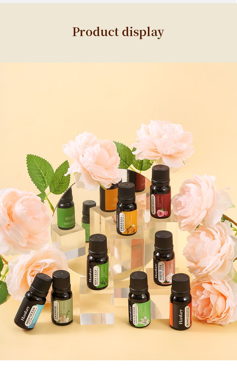 Plant Water-Soluble 10ml Aromatherapy Diffuser Essential Oil Crystal Stone_voghion.com