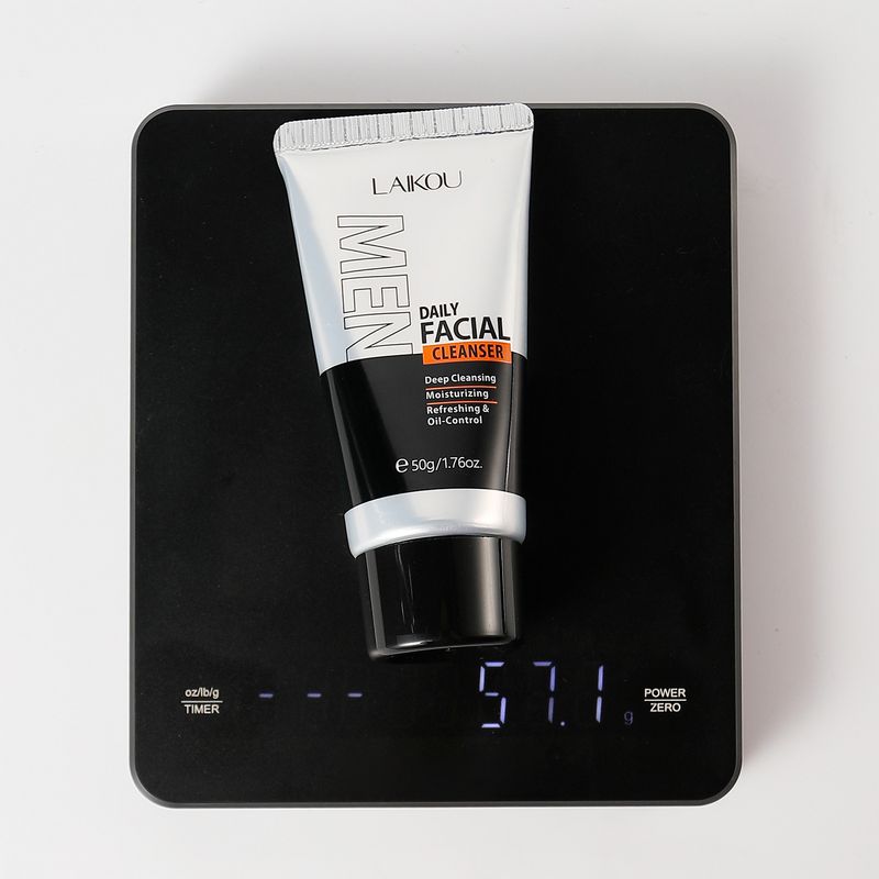 Nuevo Limpiador Facial para Hombre 50g Limpiador Facial Refrescante Limpia e Hidrata el Rostro_voghion.com