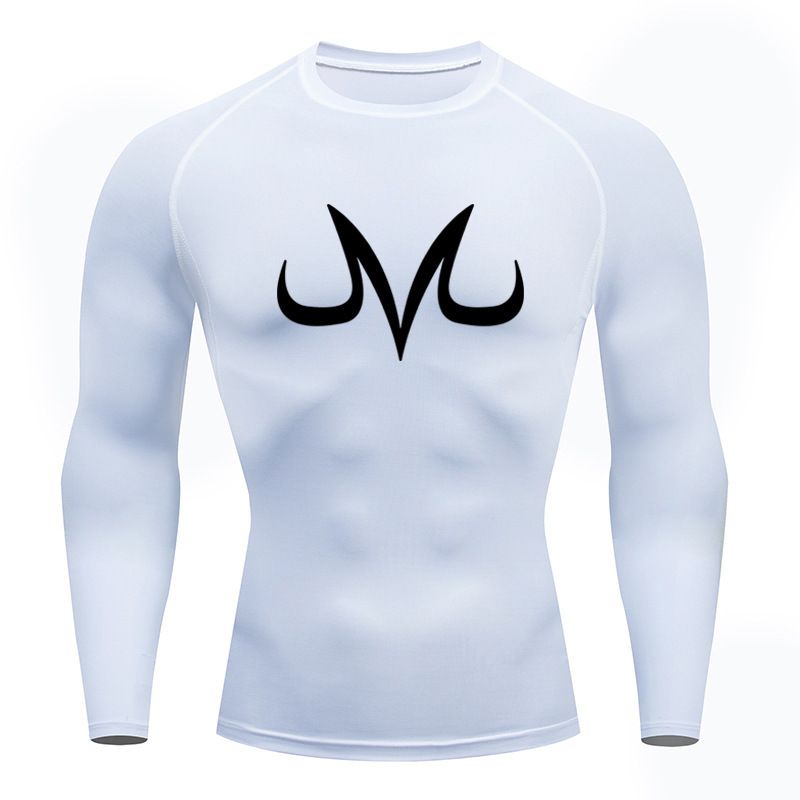 Erkek fitness, koşu, dar kesim yuvarlak yakalı tişört, sıkıştırılmış hızlı kuruyan üst, açık hava_voghion.com