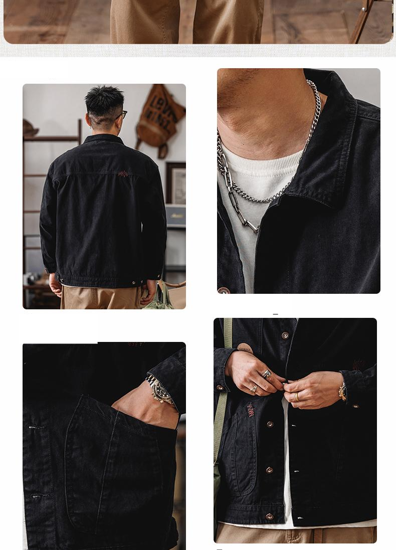 Sportswear Men's Spring Heavy Retro Hunting Jacket Three-piece Set Of Leisure Tooling Set_voghion.com