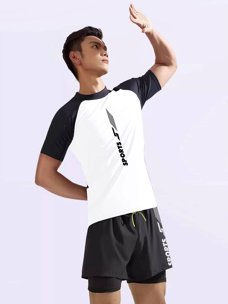 Men's Swimsuits, Anti-embarrassment Swimming Trunks, Men's Tops, Teenagers' Hot Spring Equipment, Men's Swimsuit Sets_voghion.com