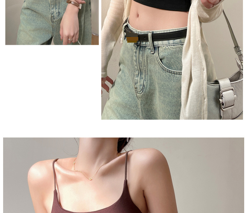 Sous-vêtements intimes pour femmes, coussinet de poitrine intégré, bonnet fixe, petites bretelles, débardeur pour femmes, design court intérieur printemps et été_voghion.com