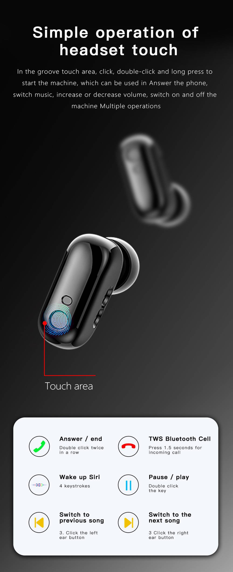 Smartwatch mit Ohrhörern, 2-in-1-integrierter TWS-Wireless-BT5.0-Kopfhörer, Fitness-Sport-Gesundheitsmonitor, Schwarz_voghion.com
