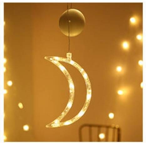 Luces LED navideñas con ventosa para ventanas: renos, muñecos de nieve, Papá Noel, estrellas y más. Ideales para el hogar y la tienda._voghion.com