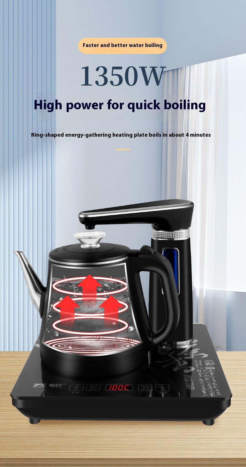 110V Automatic Water Dispenser & Electric Kettle – Touch Control, Fast Boiling (1.5L BPA-Free, Dual-Layer Insulation, Anti-Dry Burn Protection)_voghion.com
