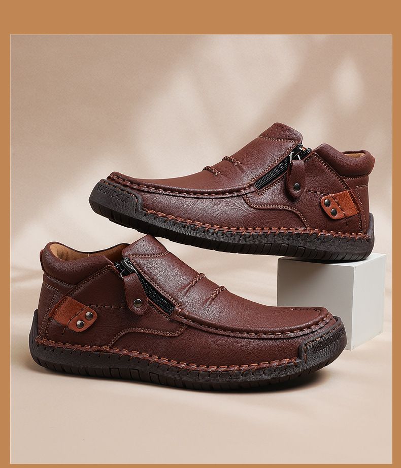 NEU: Bestseller Herrenschuhe in großen Größen, Outdoor-Freizeitschuhe, Ein-Schritt-Martens-Stiefel mit flacher Sohle_voghion.com