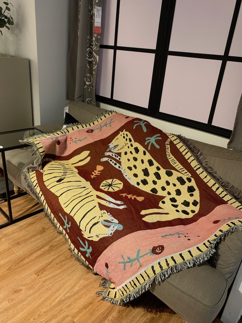 Tapestry plaid deken wandtapijt decoratie buitendeken_voghion.com