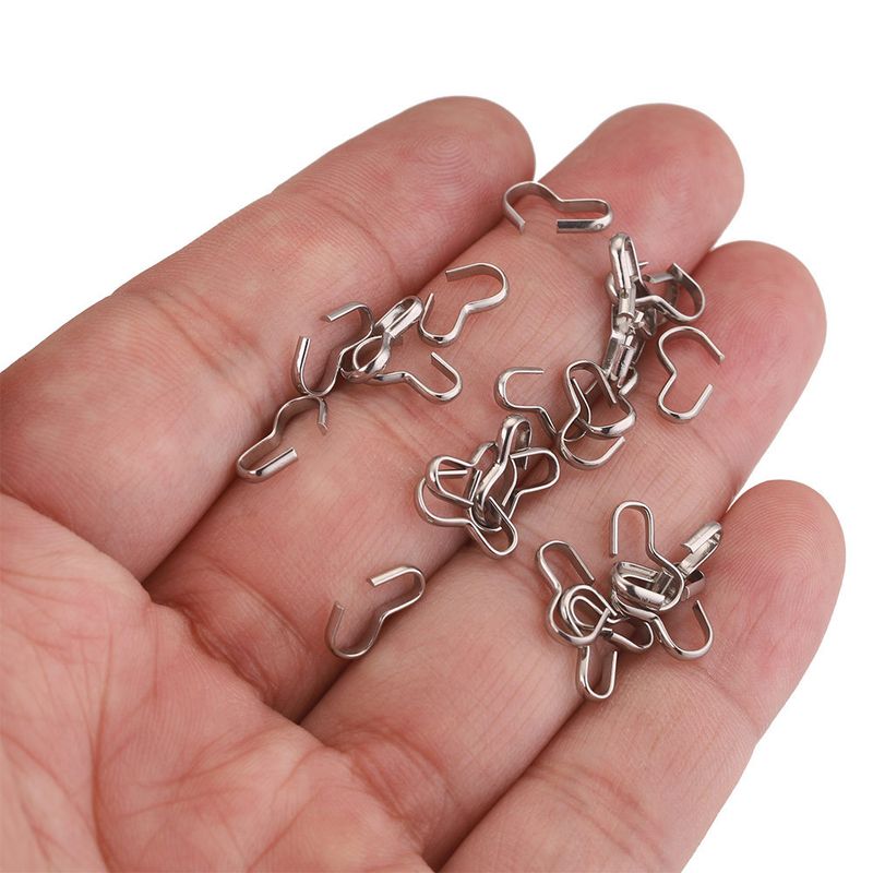 Roestvrijstalen haak- en gespsluiting voor armband, ketting en DIY sieraden_voghion.com