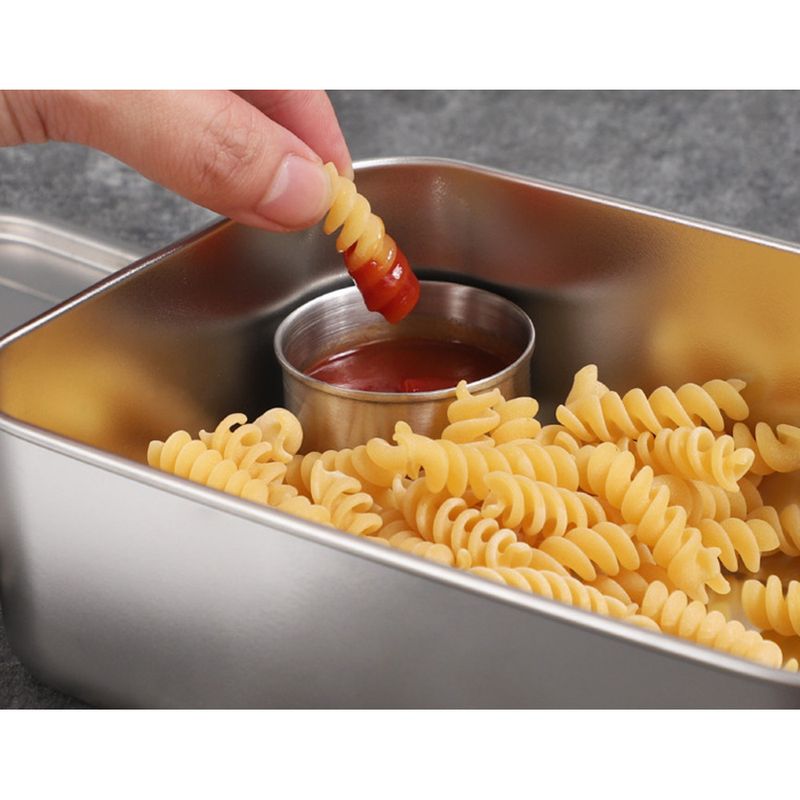 304 stainless dipping sauce for preservation, round portable food grade storage and storage, small box with steel lid_voghion.com