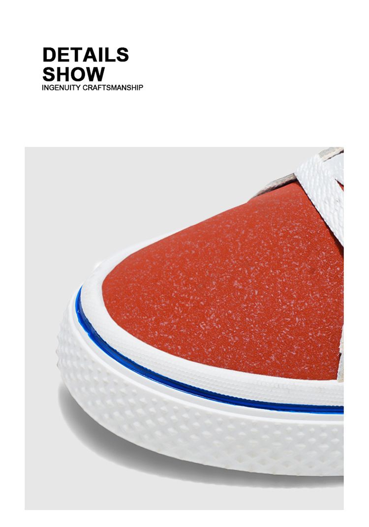 Men's Breathable Skateboard Shoes - Lightweight Casual Sneakers With Soft Rubber Sole For Everyday Comfort & Style_voghion.com