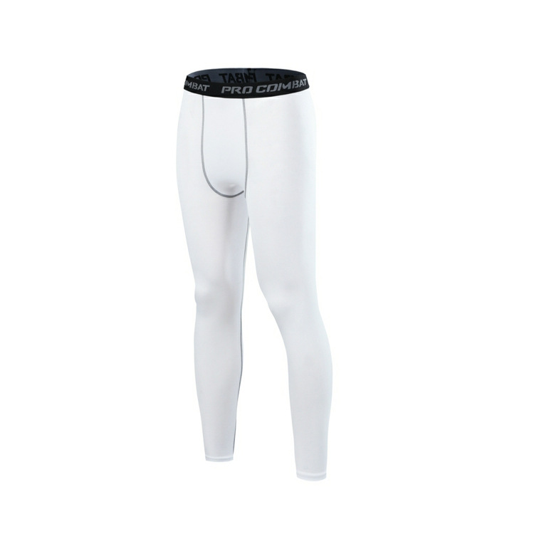 Men's Quick-Dry Fitness Leggings - Tight-Fit Stretchy, Ideal For Running, Basketball Training & Outdoor Workout Base Layer Pants_voghion.com