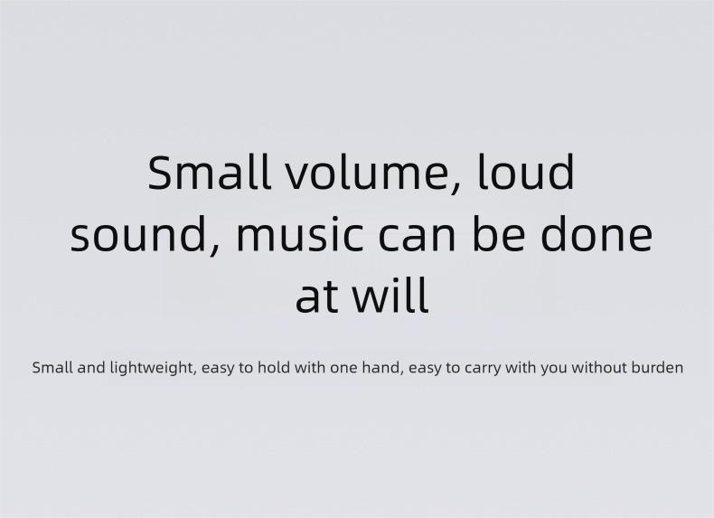 Mini enceinte Bluetooth portable magnétique d'extérieur étanche avec caisson de basses sans fil_voghion.com