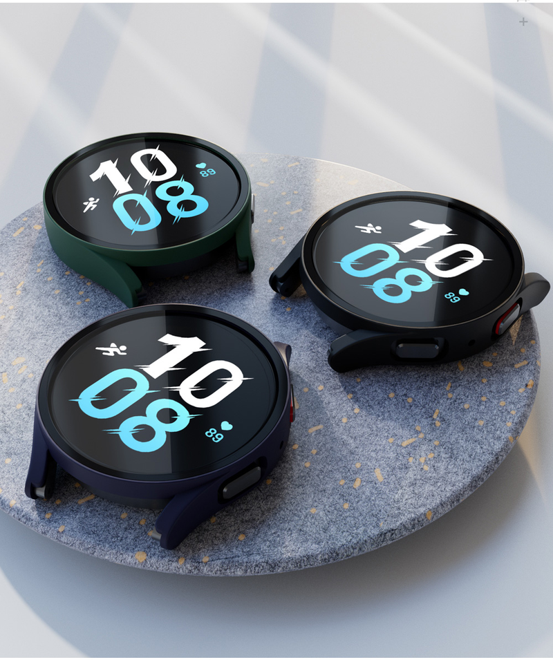 Cover til Samsung Galaxy Watch 5 pro etui 45mm 4 40mm 44mm tilbehør PC bumper skærmbeskytter glas Galaxy watch 5 etui_voghion.com