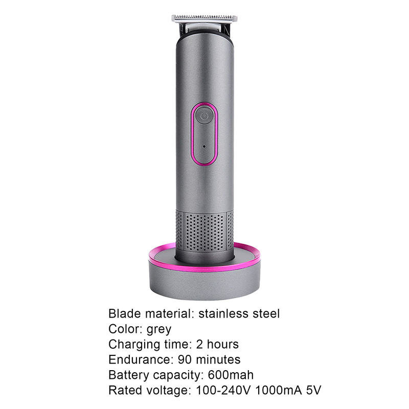 Ruixingst, cortadora de pelo recargable de gran potencia, cuchilla de acero inoxidable, carga USB, cortadora de pelo eléctrica inalámbrica, Kit de aseo_voghion.com