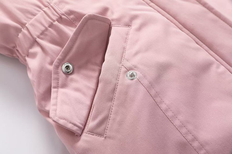 Giacca in cotone per bambine 2025 Nuovo ed elegante abbigliamento invernale per bambini Cappotto a tre strati di media lunghezza per bambine Caldo invernale per bambini_voghion.com