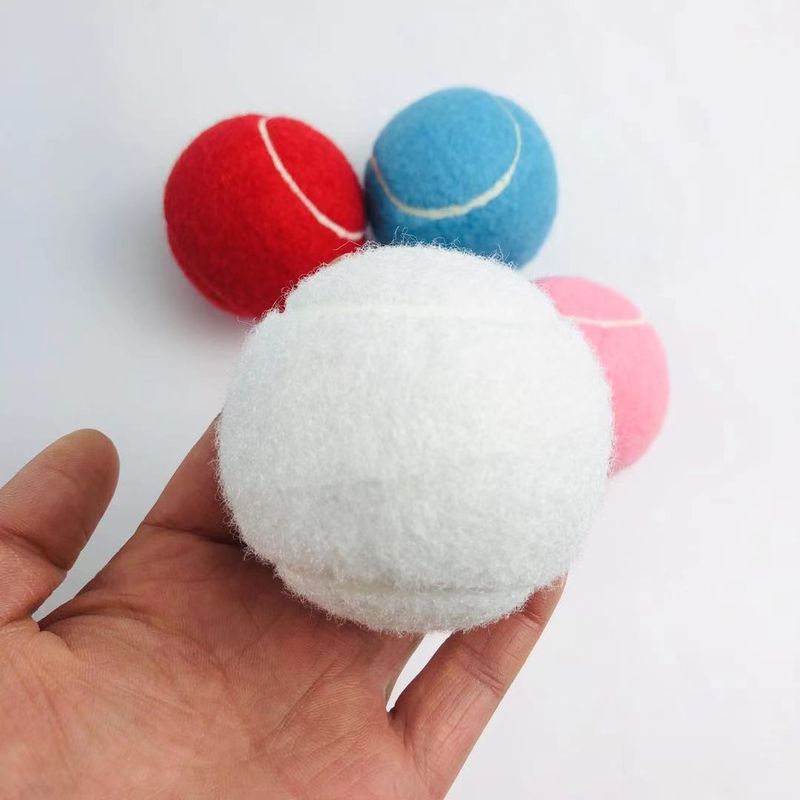 Training High Elasticity White Tennis Balls Available In Various Colors_voghion.com