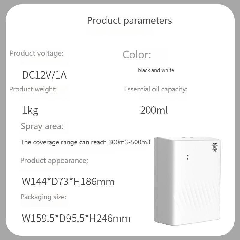 Professional Aromatherapy Diffuser For Hotels & Homes - 500B Ultrasonic Essential Oil Mist Machine With Bluetooth, Remote Control_voghion.com
