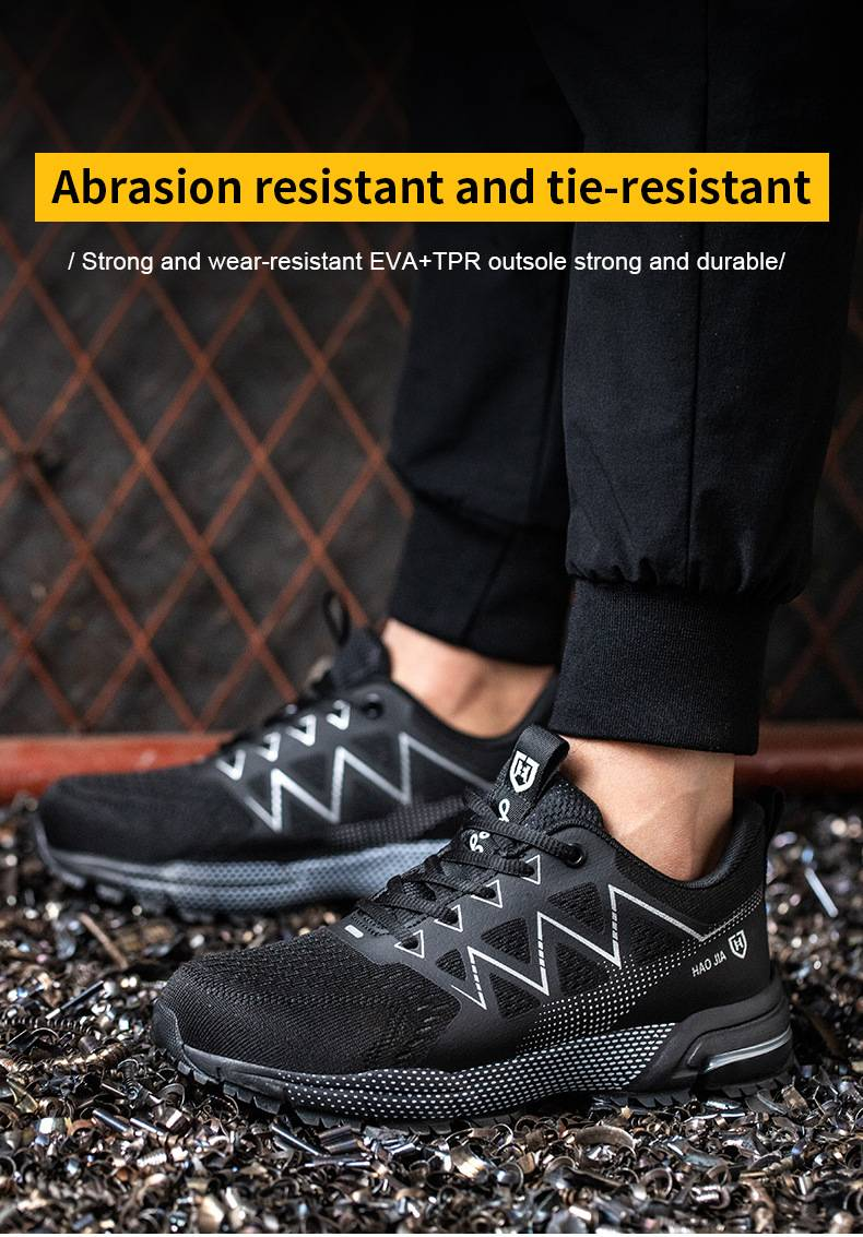 European Size Steel-toe Work Shoes: Anti-smashing, Anti-piercing, Lightweight, Breathable, Wear-resistant Safety Shoes For Men And Women_voghion.com