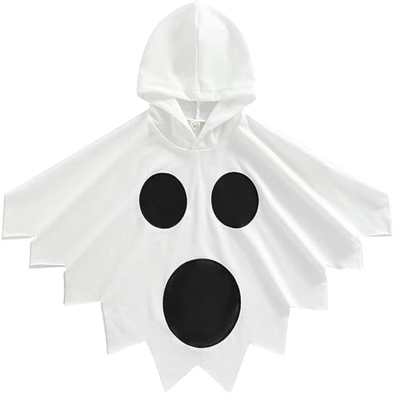 Halloween Cape Carnival Children's Clothing With Hat Color Matching Printing Cosplay Funny Children's Clothing_voghion.com