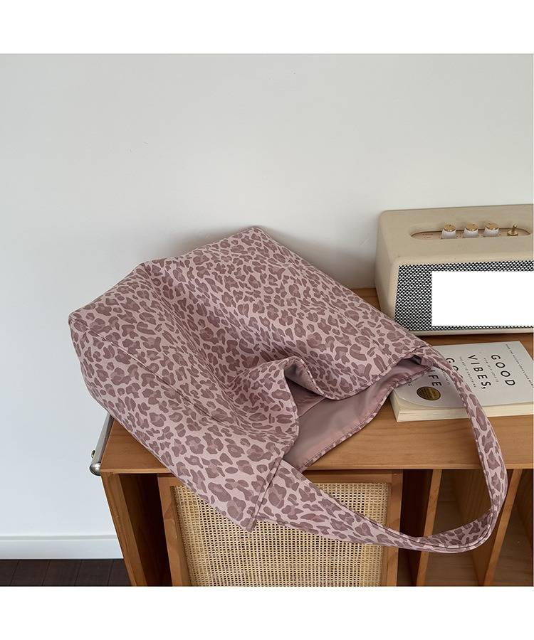 Borsa tote da donna con stampa leopardata, elegante, reversibile, con interno spazioso, per lavoro, spostamenti e uso quotidiano. Borsa a tracolla, borsa tote da viaggio._voghion.com