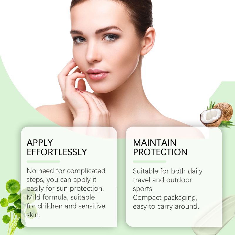 Eelhoe Centella Protective Cream Summer Uv Isolation Refreshing Non-Sticky Moisturizing Protective Cream_voghion.com