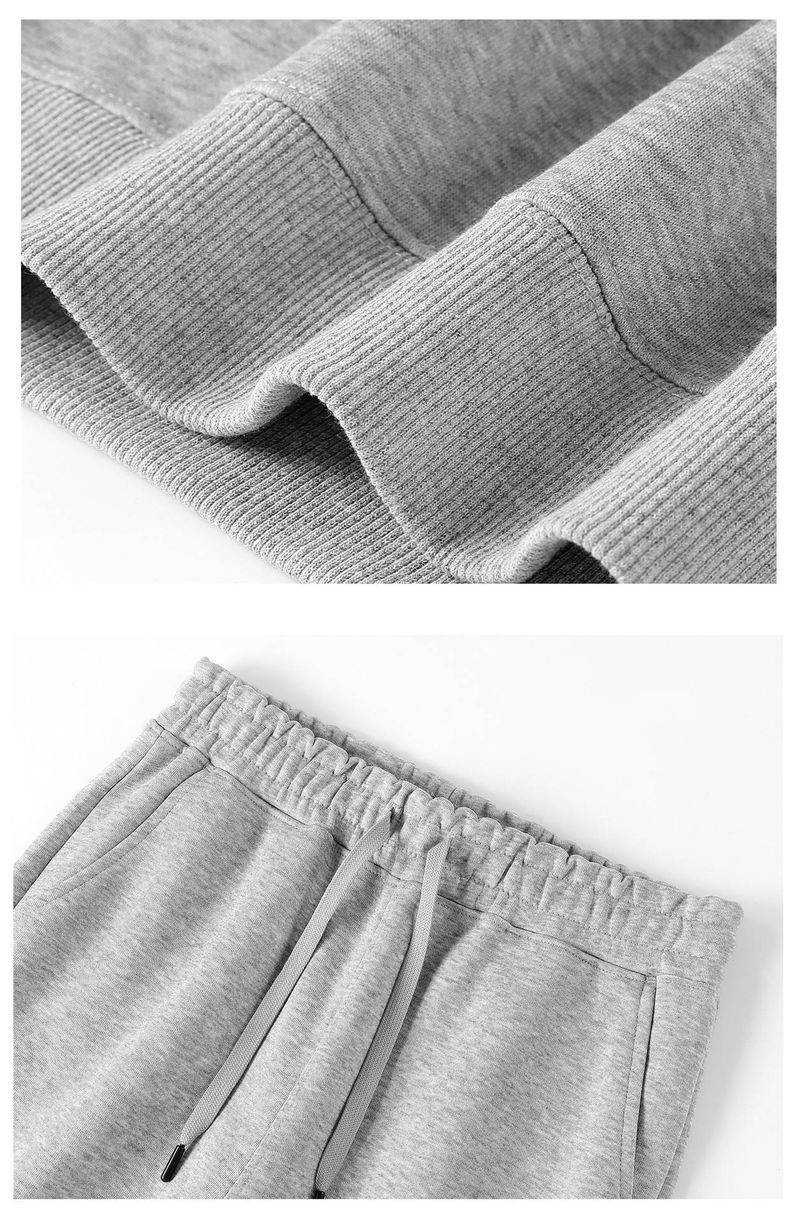 Herrenbekleidung: Unisex-Trainingsanzug mit Kapuze und Stickerei im Used-Look – zum Überziehen oder mit Reißverschluss (6 Farben, S–XL) | Streetwear-Partnerlook_voghion.com