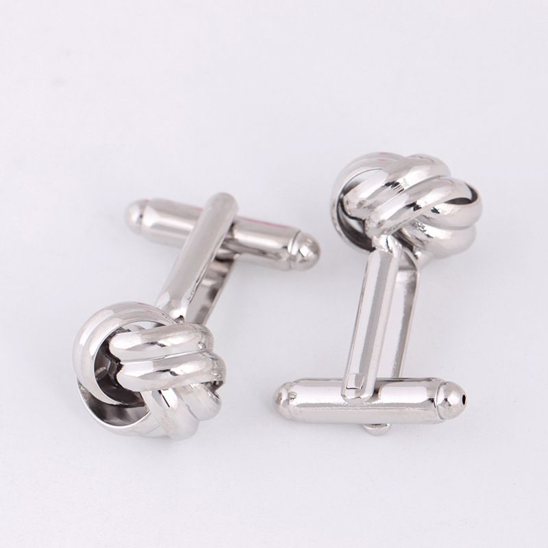 Nuovi gemelli eleganti da uomo Fried Dough Twists French shirt sleeve nail pattern gemelli gioielli_voghion.com
