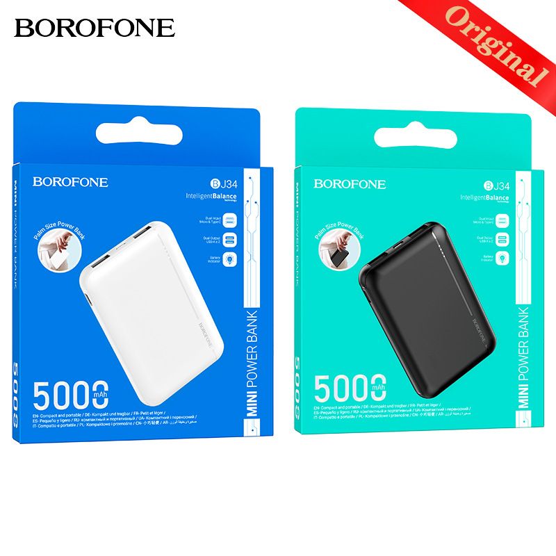 Banque d'alimentation mobile de batterie portative d'affichage de lumière LED du festival de musique BJ34 5000mah_voghion.com