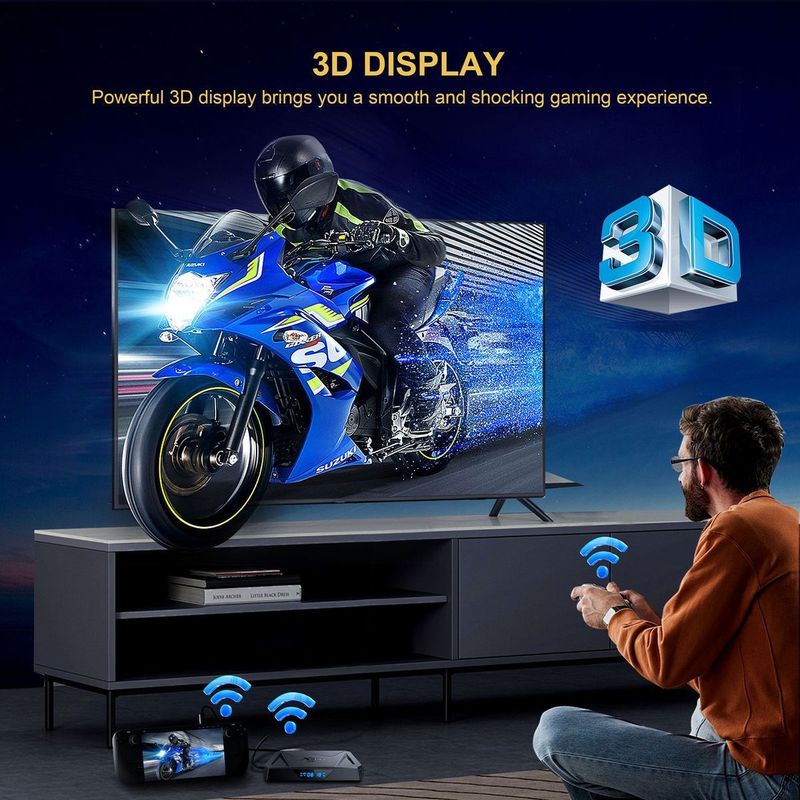 New X96QPRO+ Smart TV Box – Android 14, Allwinner H728, Gigabit LAN Media Hub_voghion.com