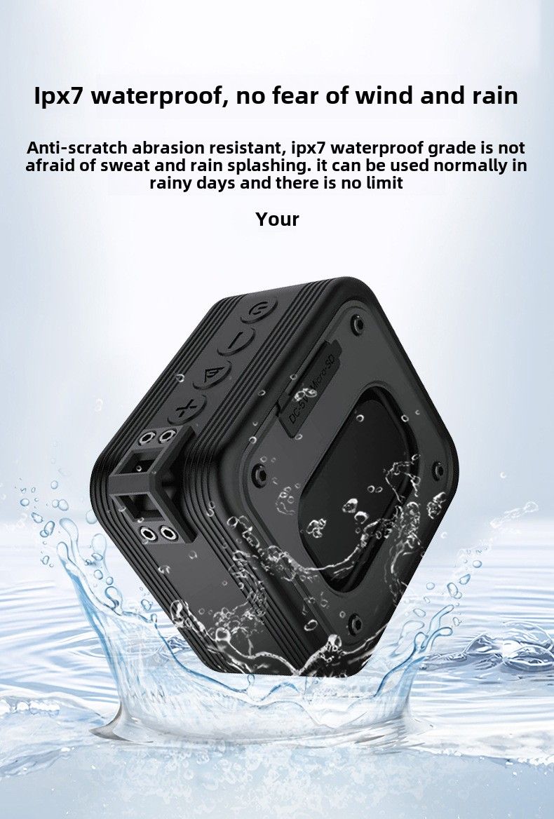 Wireless Bluetooth Speaker for Golf Cart - Waterproof, TWS Stereo Pairing, 18-Hour Playtime, Portable Outdoor Speaker with Magnetic Mount_voghion.com