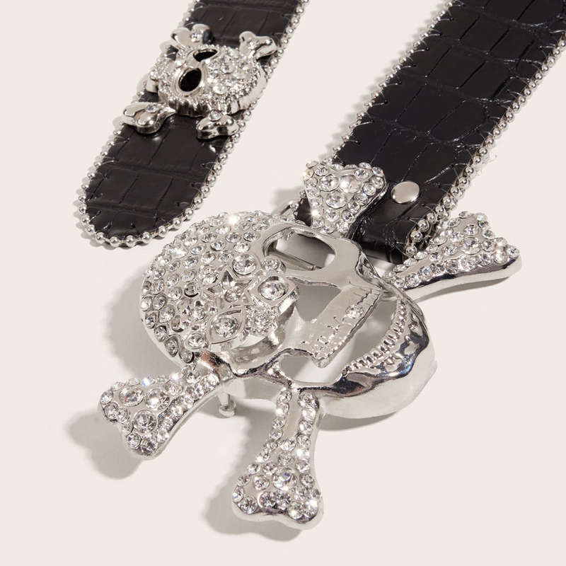 2023 Neuer trendiger personalisierter Totenkopf-Jugend-Punk-Stil-Knopf-Freizeitgürtel_voghion.com