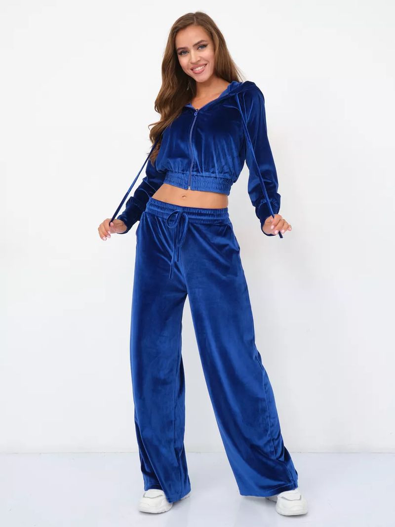 Women's Casual Zip-Up Hoodie & Drawstring Pants Set - Soft Silver Fox Fleece, Streetwear Outfit, Comfortable Loungewear_voghion.com