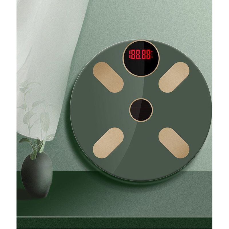 Smart Electronic Bluetooth Rechargeable Home Body Fat Measurement Weight Scale_voghion.com