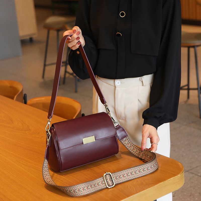 Borsa a tracolla in vera pelle per donna 2024, nuova moda, grande capacità, tracolla larga, borsa da spalla sottobraccio_voghion.com