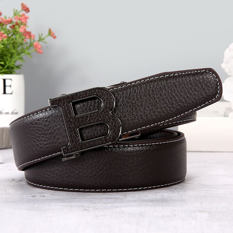 VOOTHOST Hochwertiger Briefgürtel für Männer und Frauen, klassischer, exquisiter Designergürtel für Männer, Modemarke, Designer-Ledergürtel F0127_voghion.com